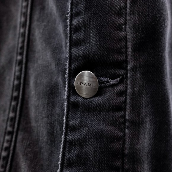 Frame Grey Denim Jacket - Picture 9 of 14